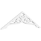 Ekena Millwork Pitch Bordeaux Architectural Grade PVC Gable Pediment, 36"W x 10 1/2"H x 1"P (7/12) GPP036X011X100BOR - alternate 1